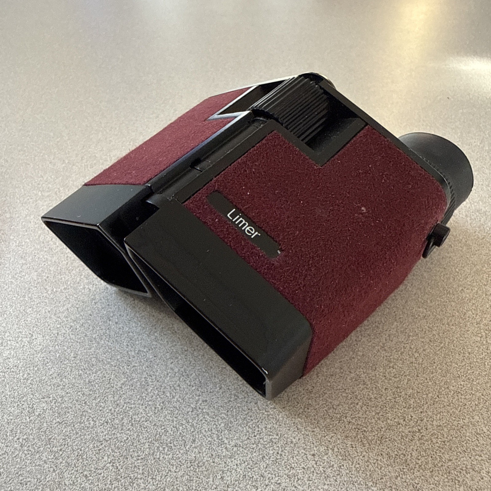 LIMER by Mirador 8 x 24 Binoculars Field Glasses Field 5.5* w/Case Rare Maroon