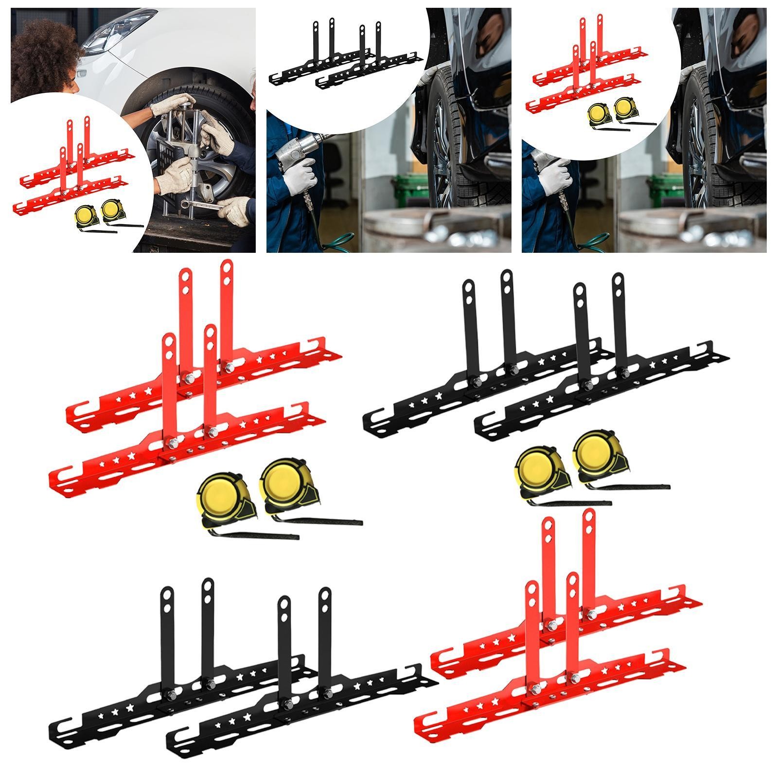 2Pcs Heavy Duty Wheel Alignment Tools Parts Accessories Professional Car