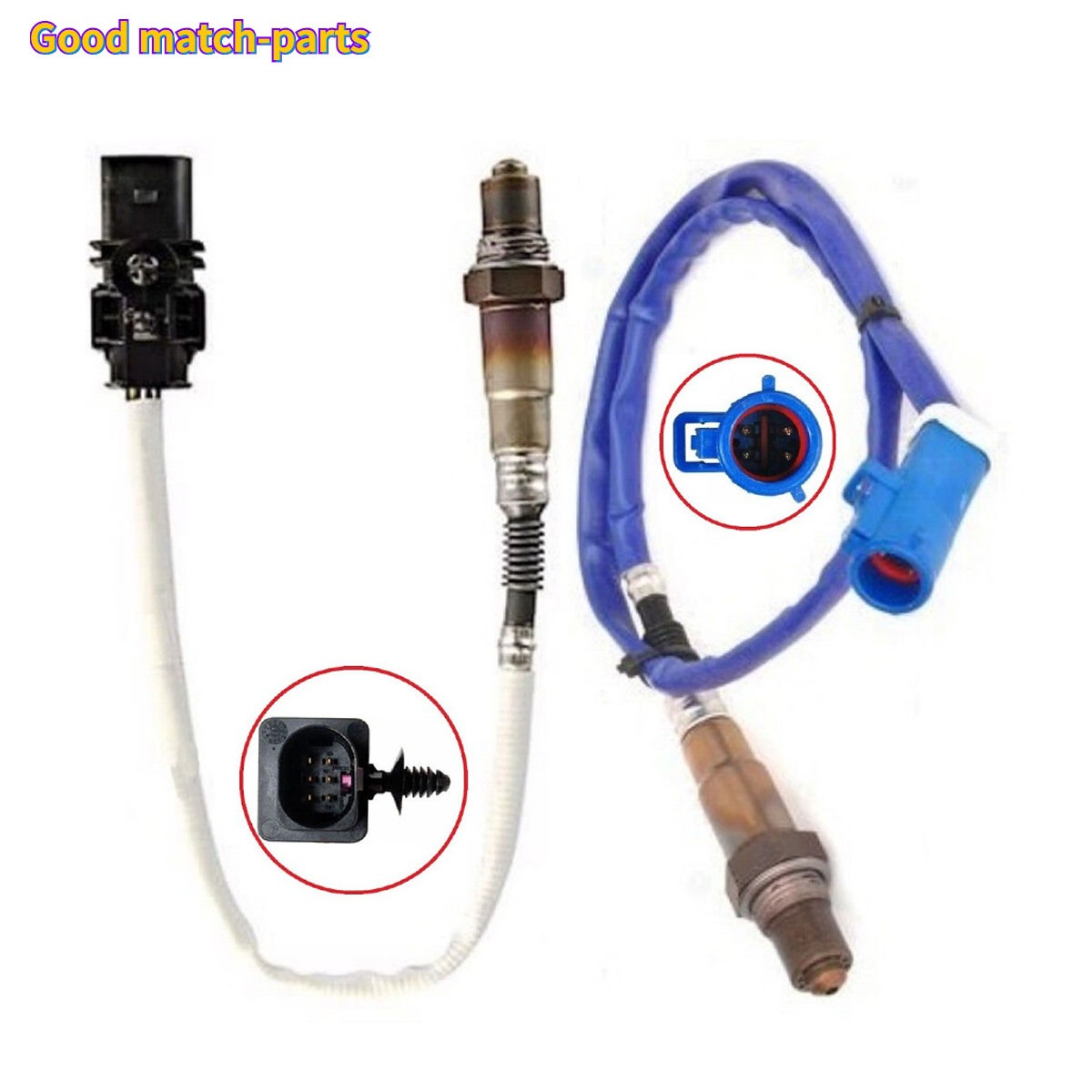 2pcs Oxygen O2 Sensor Upstream+Downstream For 2014-2019 Ford Fiesta 1.6L Turbo