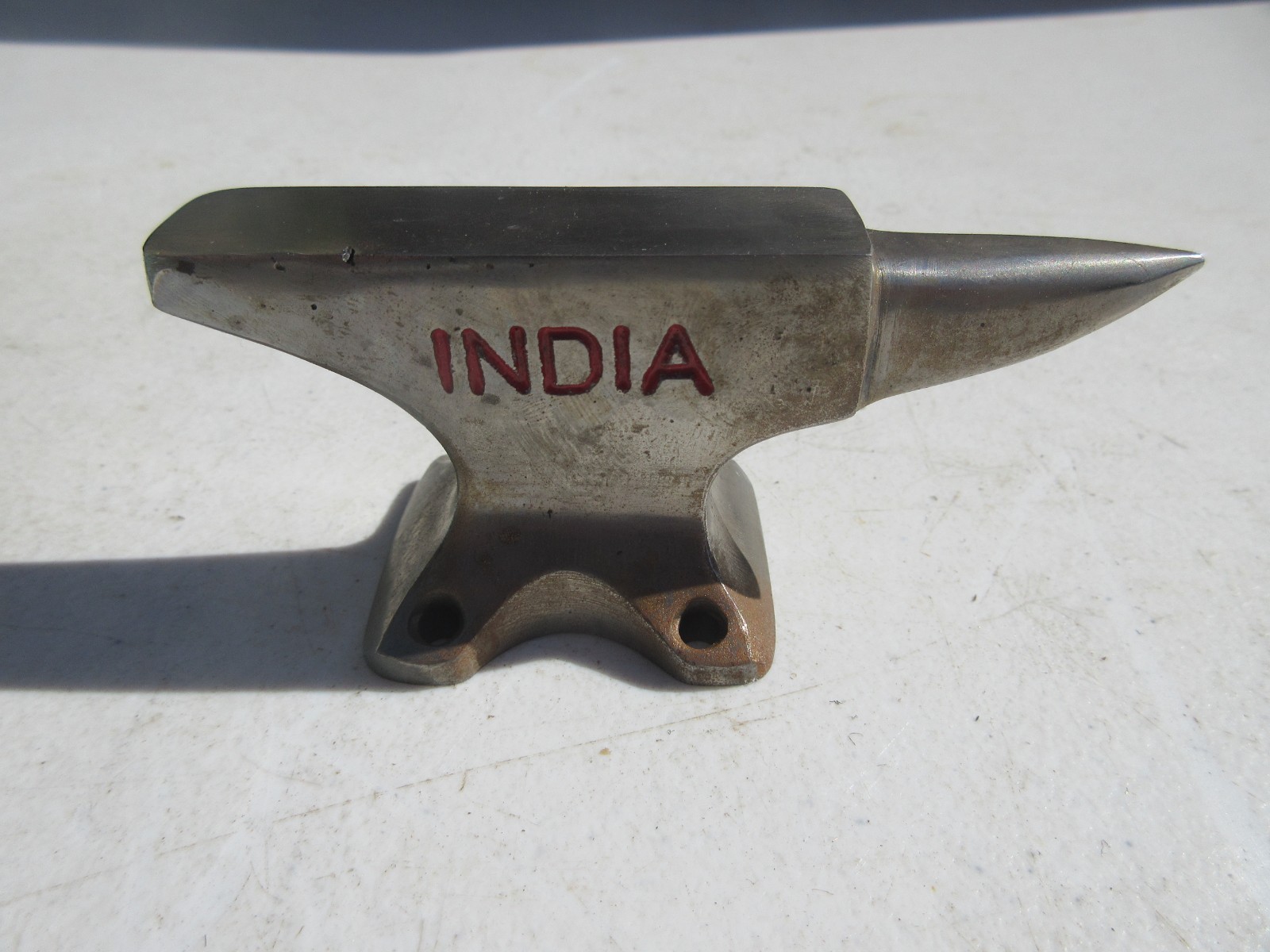 Vintage Mini Anvil Marked INDIA