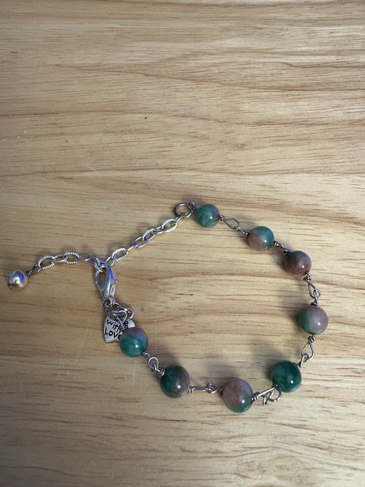 Adjustable Candy Jade Bracelet By Tessa’s TreasuresLLC