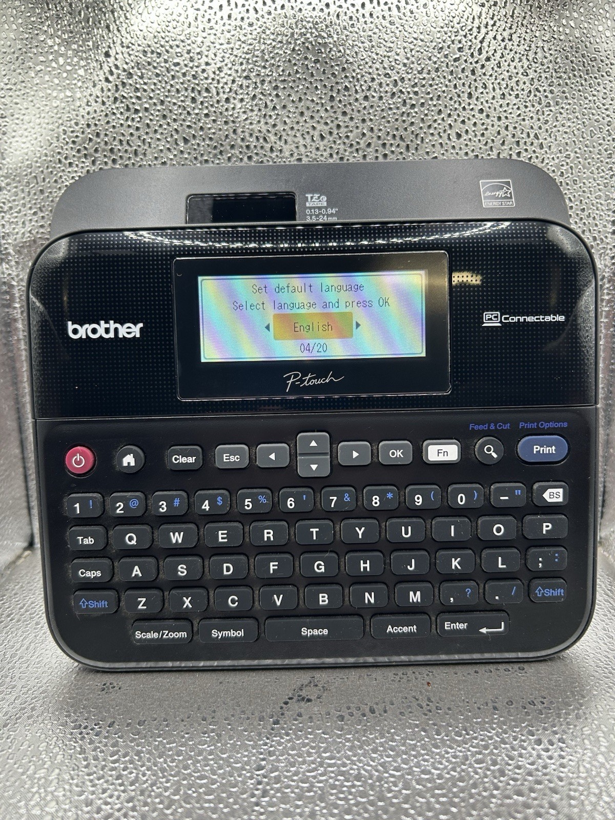 Brother Printer PTD600 PC Connectible Label Maker - Black
