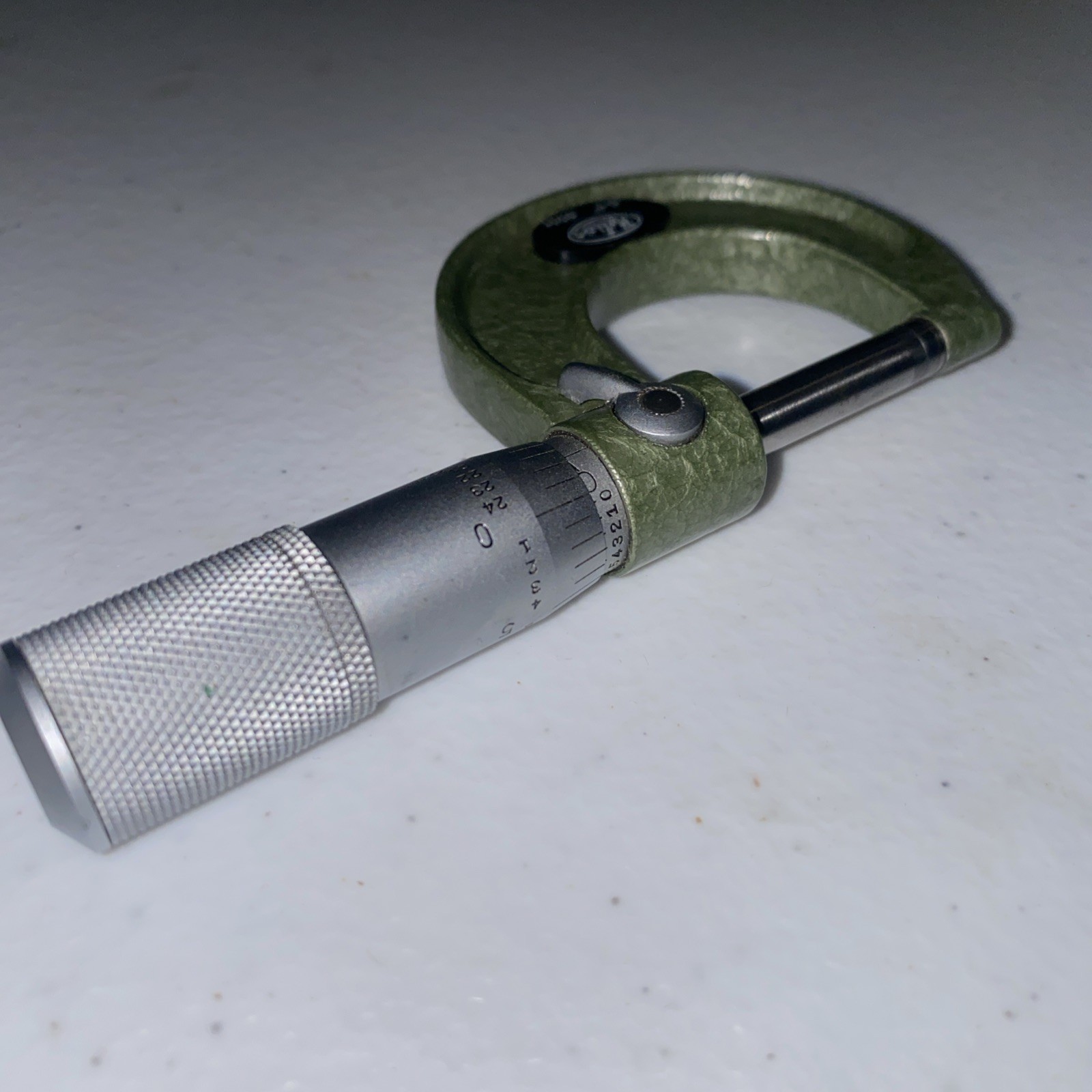 Helios Outside Micrometer, Inch, Friction Thimble, 0-1” .0001 Range
