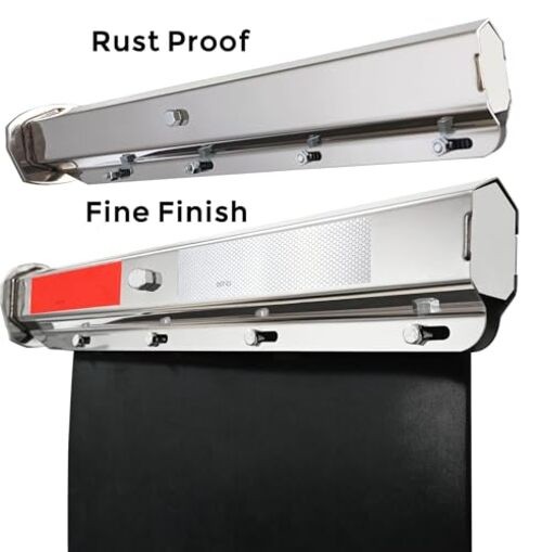 Straight Mud Flap Hangers for Semi Truck Mud Flaps Brackets 2 1/2" Bolt Spacing