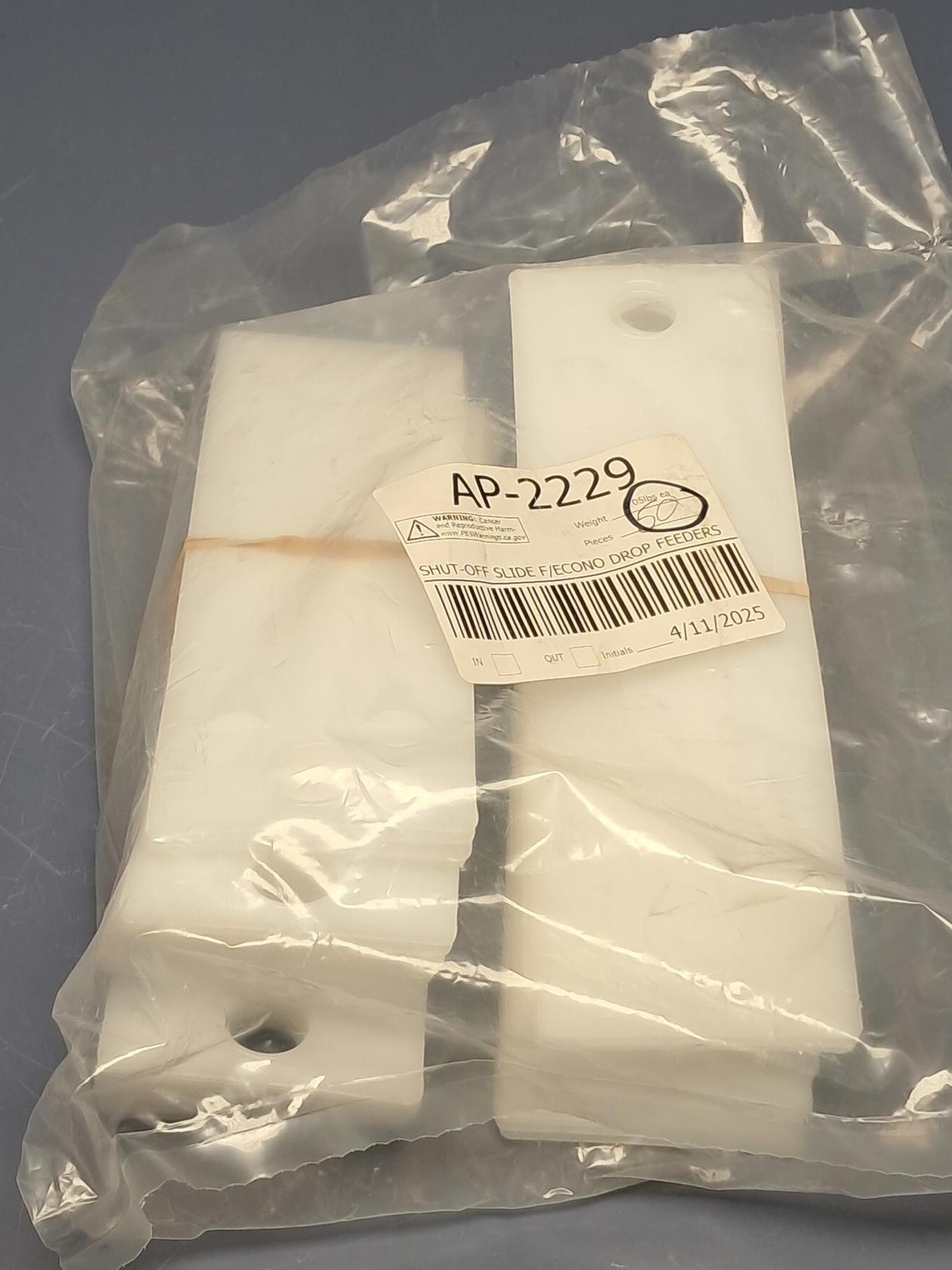 Lot of 50 AP - AP-2229 - Econo-Drop Feeder Slide Shut-Off - NEW