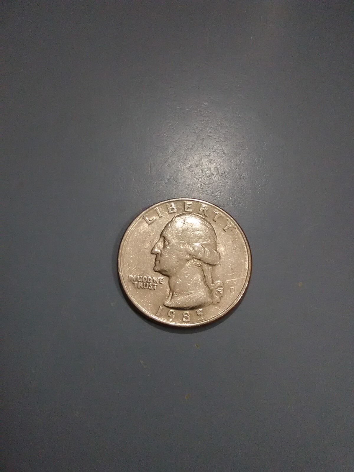 1985-D Washington Quarter! In Average Circulated Condition! Nice Coin!**#884