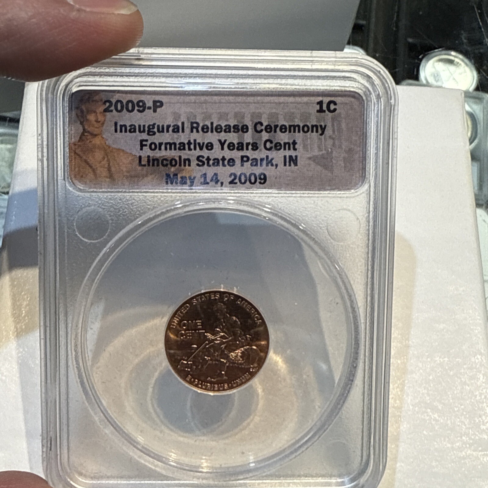 2009 ANACS Inaugural Release Ceremony Lincoln Cent Formative Years  IN 5-14-2009