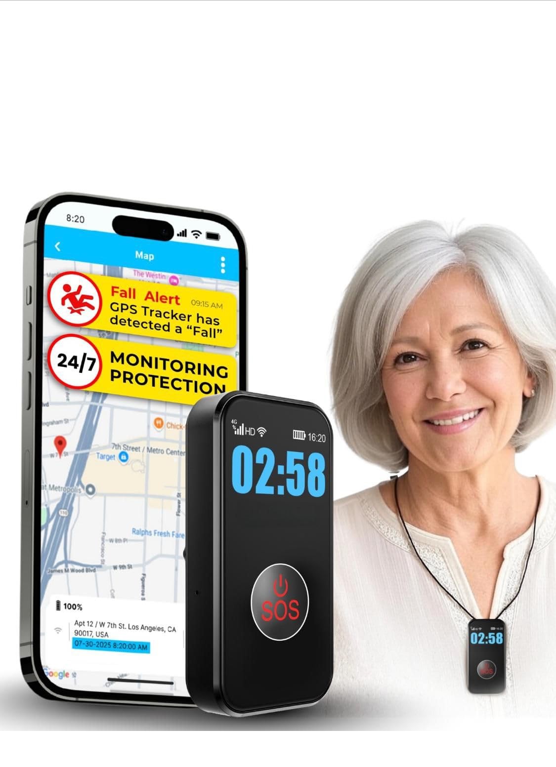 New 2026 Fall Alert Device, Medical Alert Pendant with for Seniors, SOS Call,...