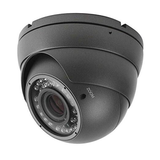 Cámara CCTV analógica HD 1080P 4 en 1 (TVI/AHD/CVI/CVBS) Cámara domo de Gris