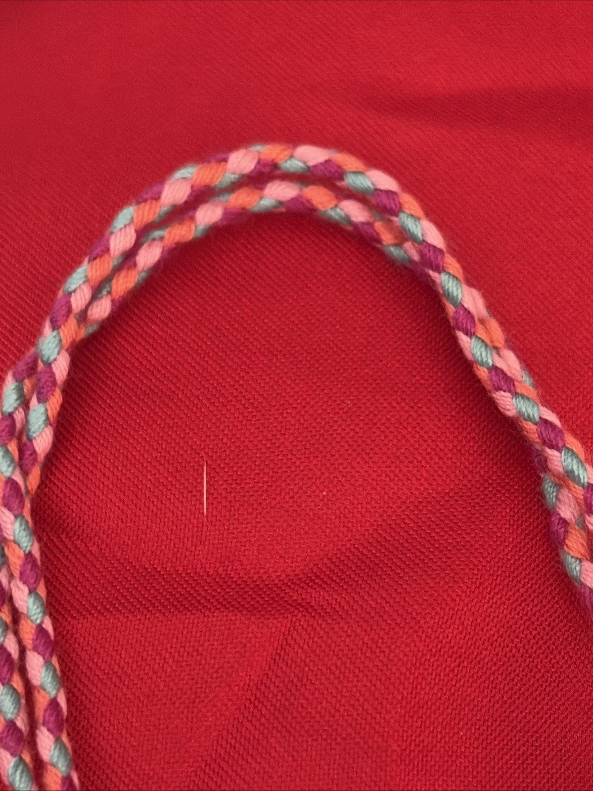 NEW BOHO BRAID THREAD FRIENDSHIP BRACELET KNOT AQUA PINK MAROON PEACH NIP ADJUST