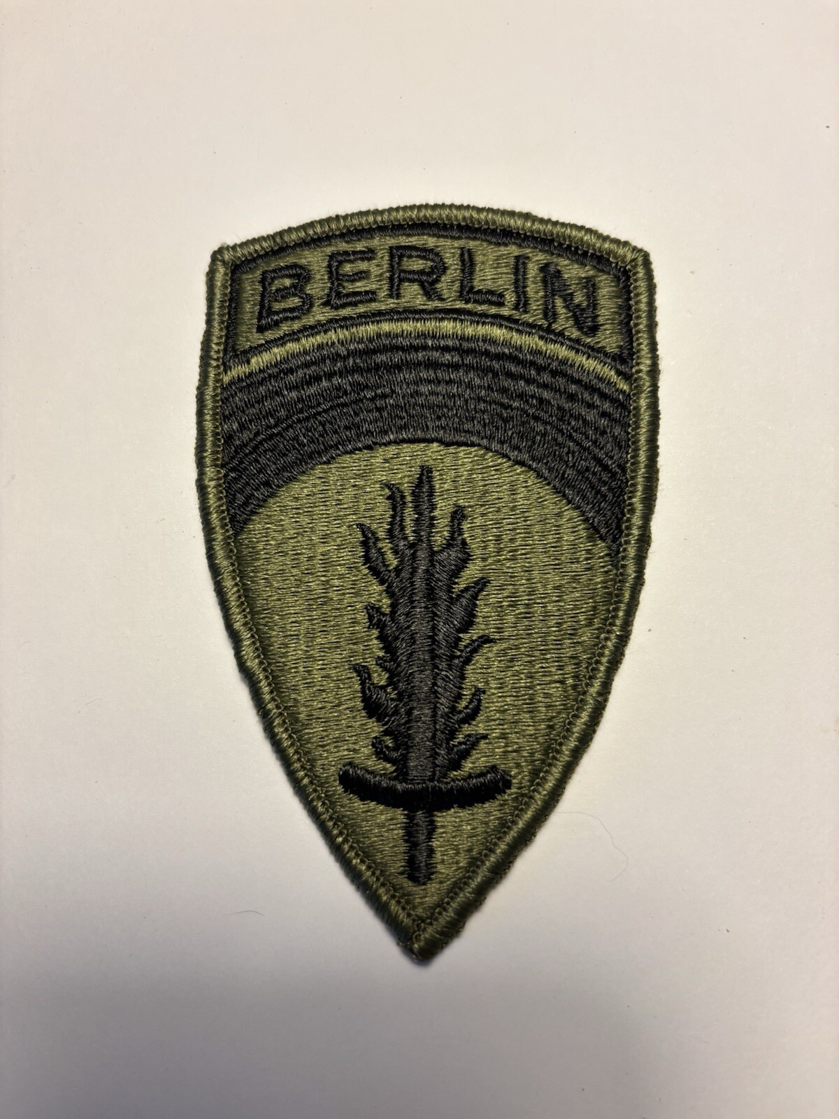 U.S. Army Europe Berlin Brigade Tab Subdued Patch