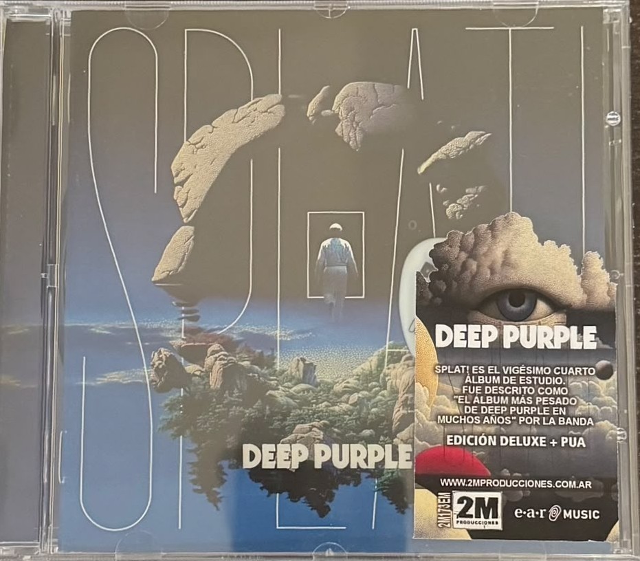 CD DEEP PURPLE SPLAT! SEALED 2026 Jewel Case Deluxe Edition w/Guitar Pick