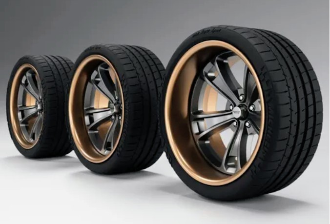 1/24 Scale Resin 20" American Racing VF531 Wheels & Michelin Tires 3d Printed