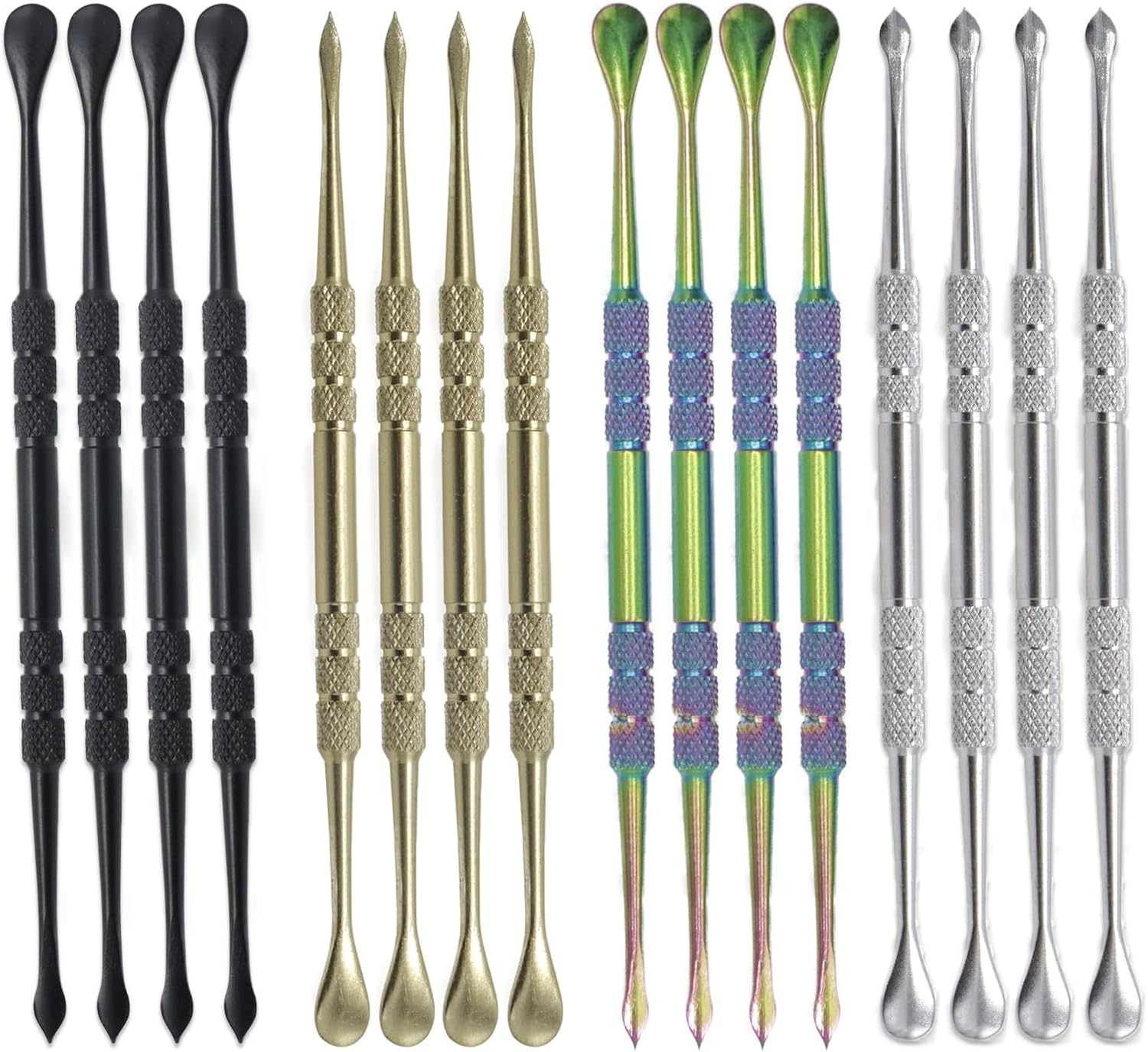 Joyangy 16-Pack Multicolor Wax Carving Tools Set, Stainless Steel Double-Ended S