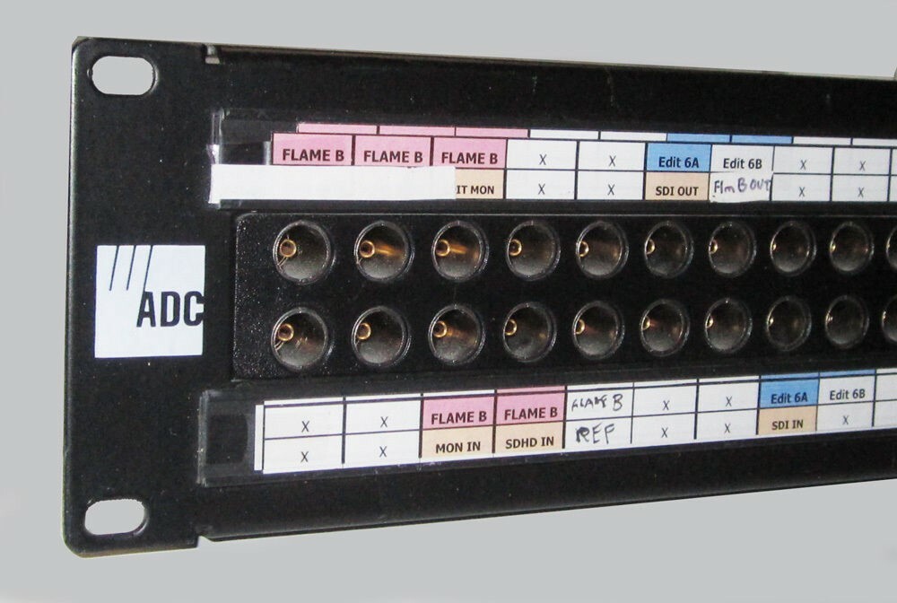 ADC PPE2226-SVJT-BK Pro Patch HD Video Patchbay Patch Panel w/ SVJ-2T-X Jacks
