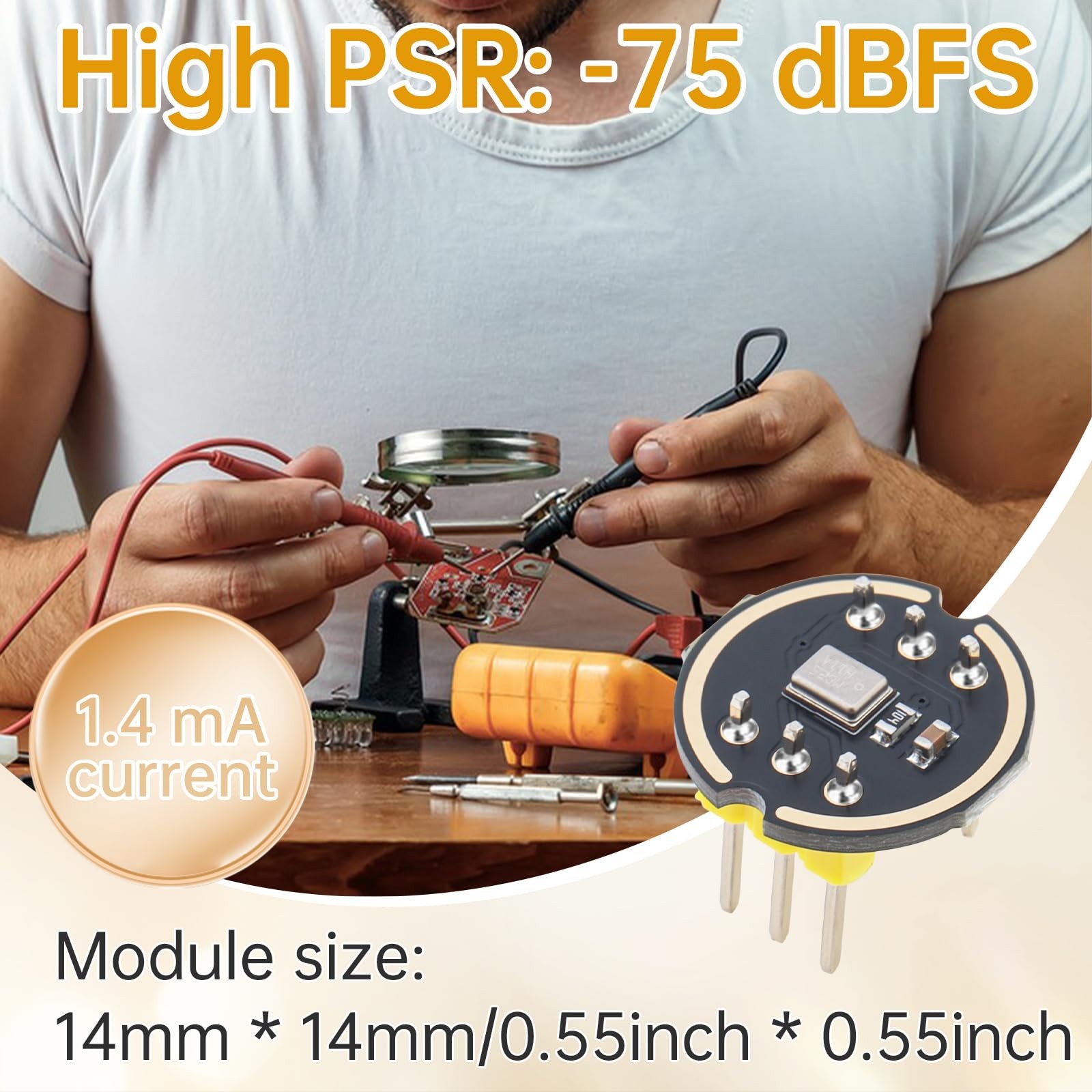 5 PCS INMP441 Omnidirectional Microphone Module I2S MEMS Fit For ESP32 DIY