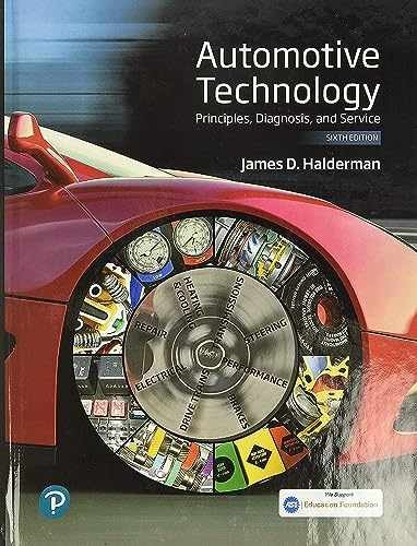 Automotive Technology: Principles, - Hardcover, by Halderman James - Very Good d