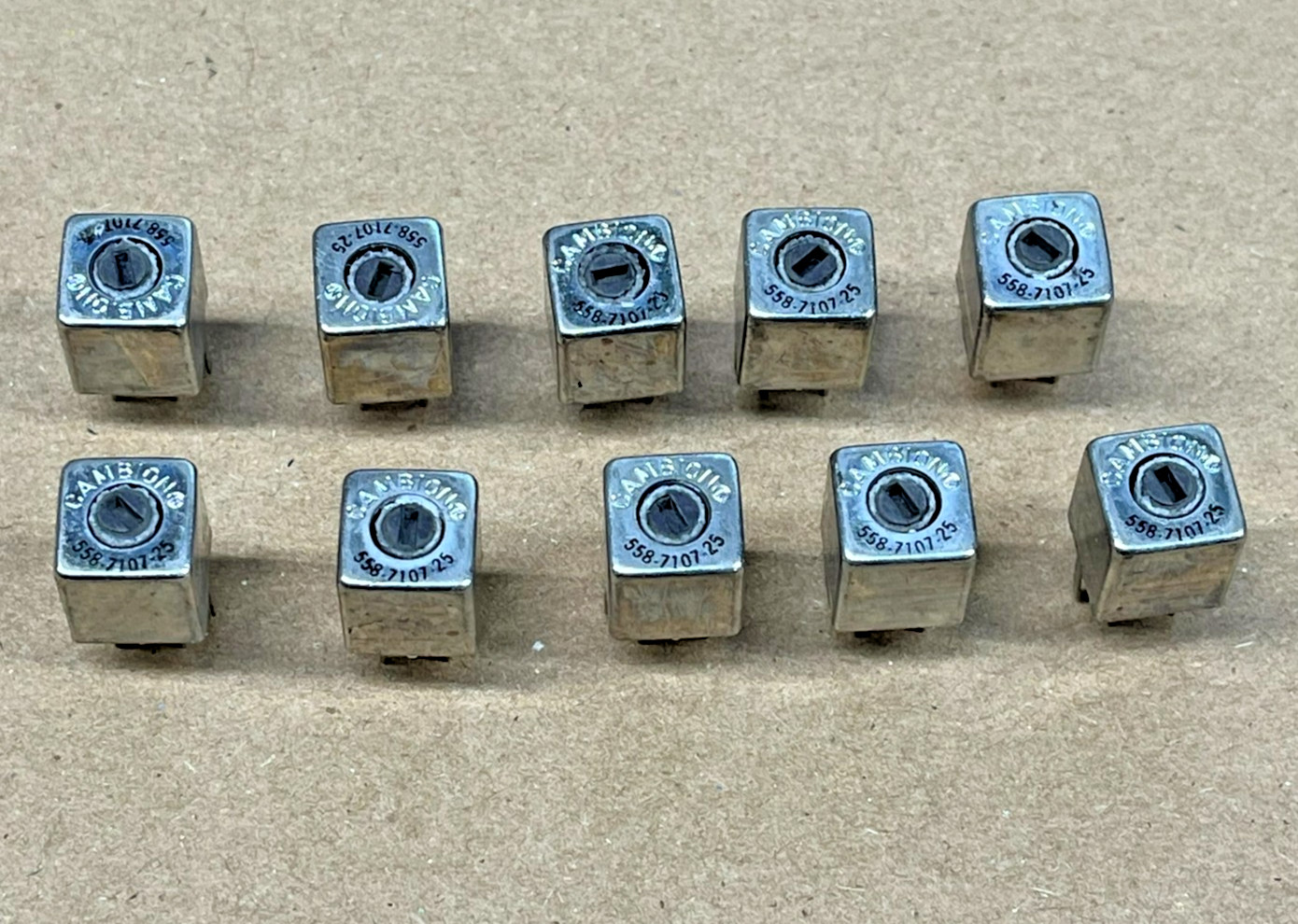 Cambion Variable inductor 6.6 uHy to 11.8 uHY Lot of 10   for  building  filters