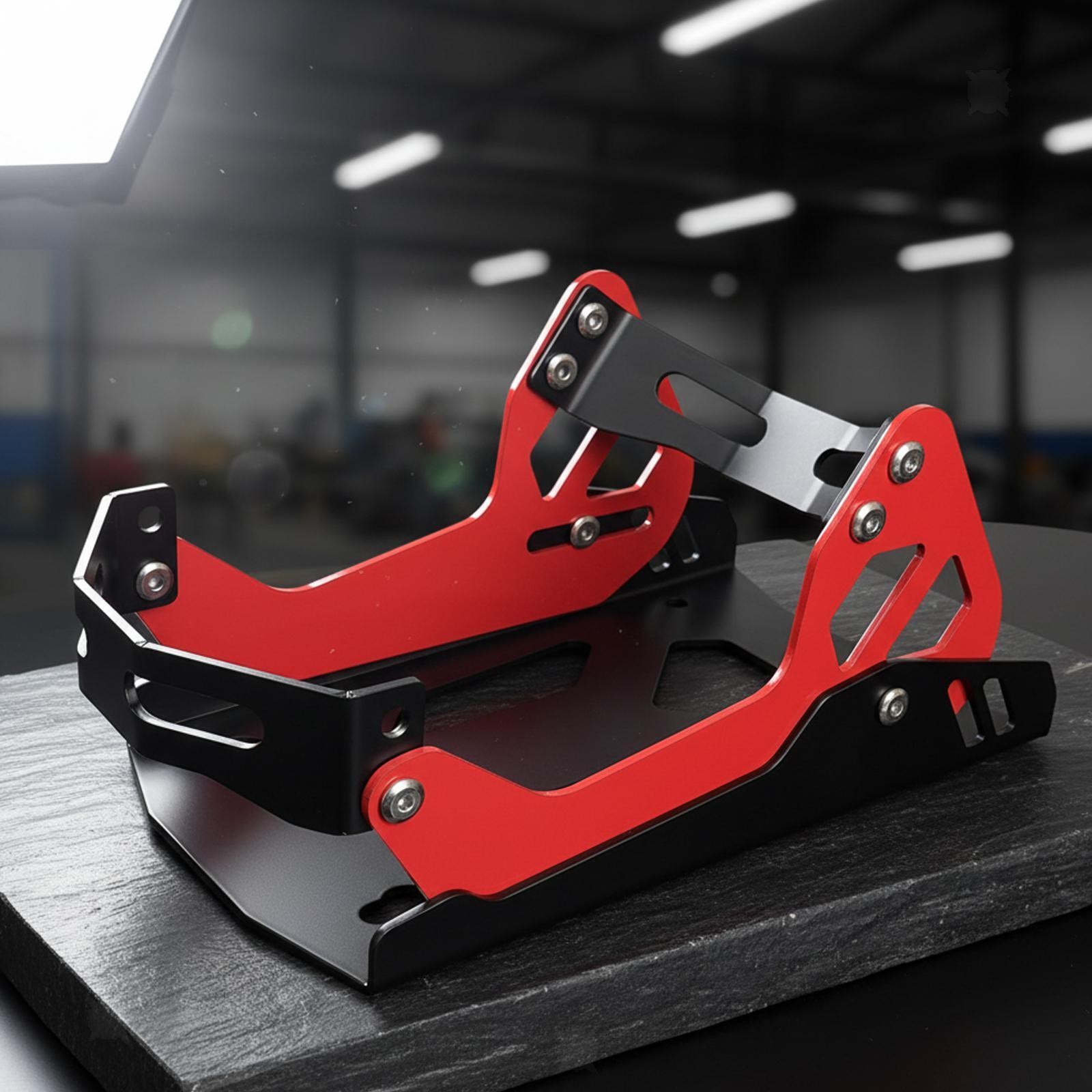 Motorcycle Wheel Chock Compact Iron Support for Crusier Garage Truck