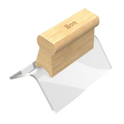 BON 85-108 Outside Corner Tool 4"x2" Plexiglass Wood Handle 3/8" Radius