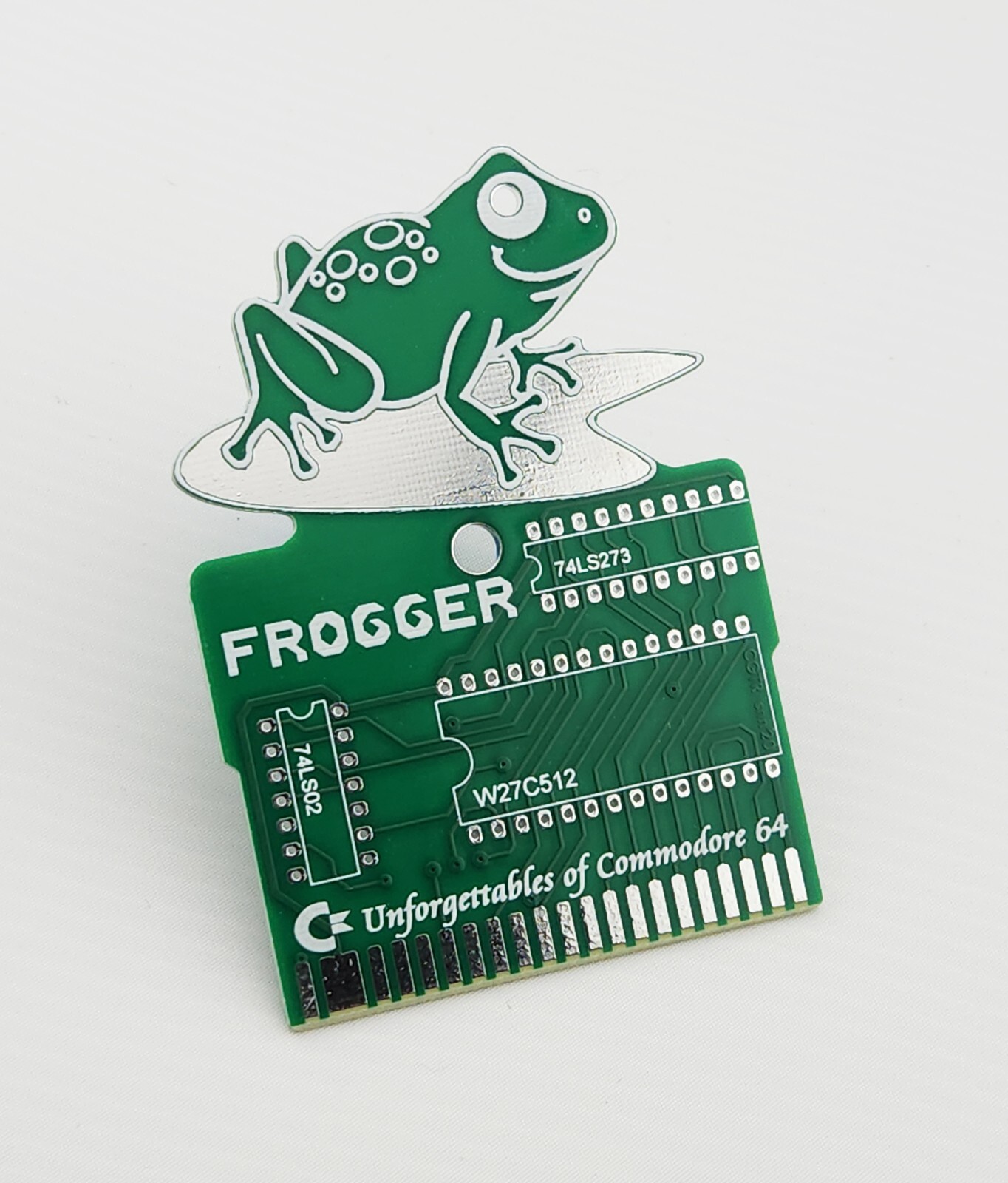 New Empty FROGGER Commodore 64/128 Cartridge Expansion Port Card Board C64/C128