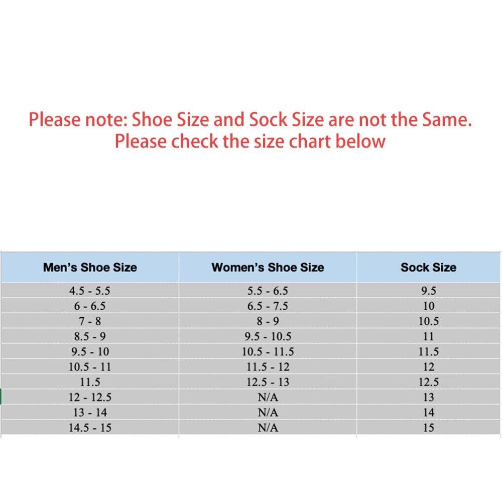 3 6 12 Pairs Mens Womens Heath Cotton Diabetic Crew Socks 9-11 10-13 13-15
