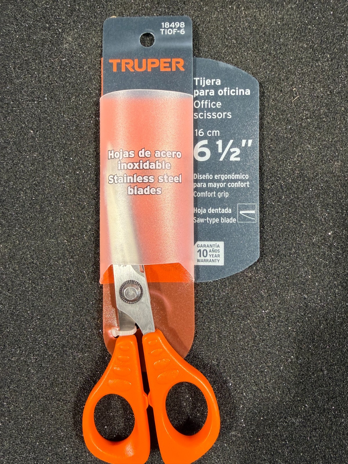 Truper Mexican Orange Dub All Purpose 6 ½  Scissors