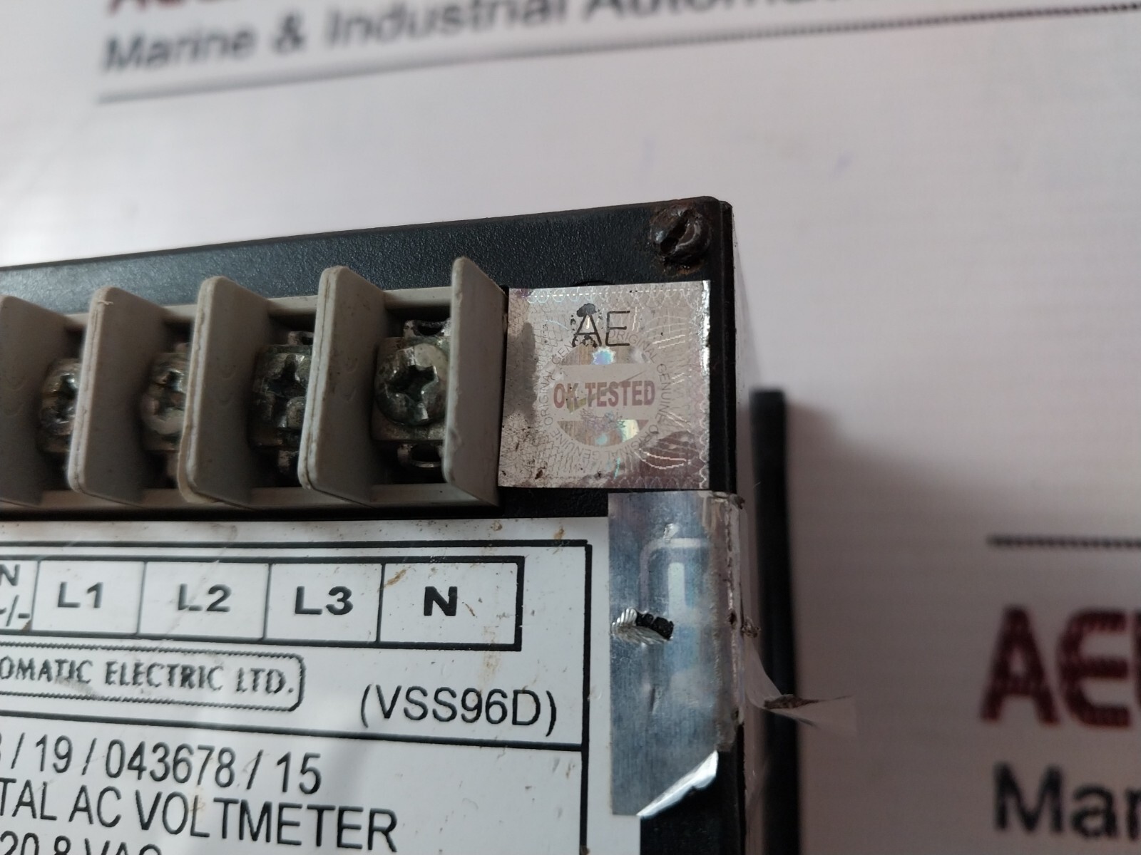 Automatic Electric Vss96d Digital Ac Voltmeter