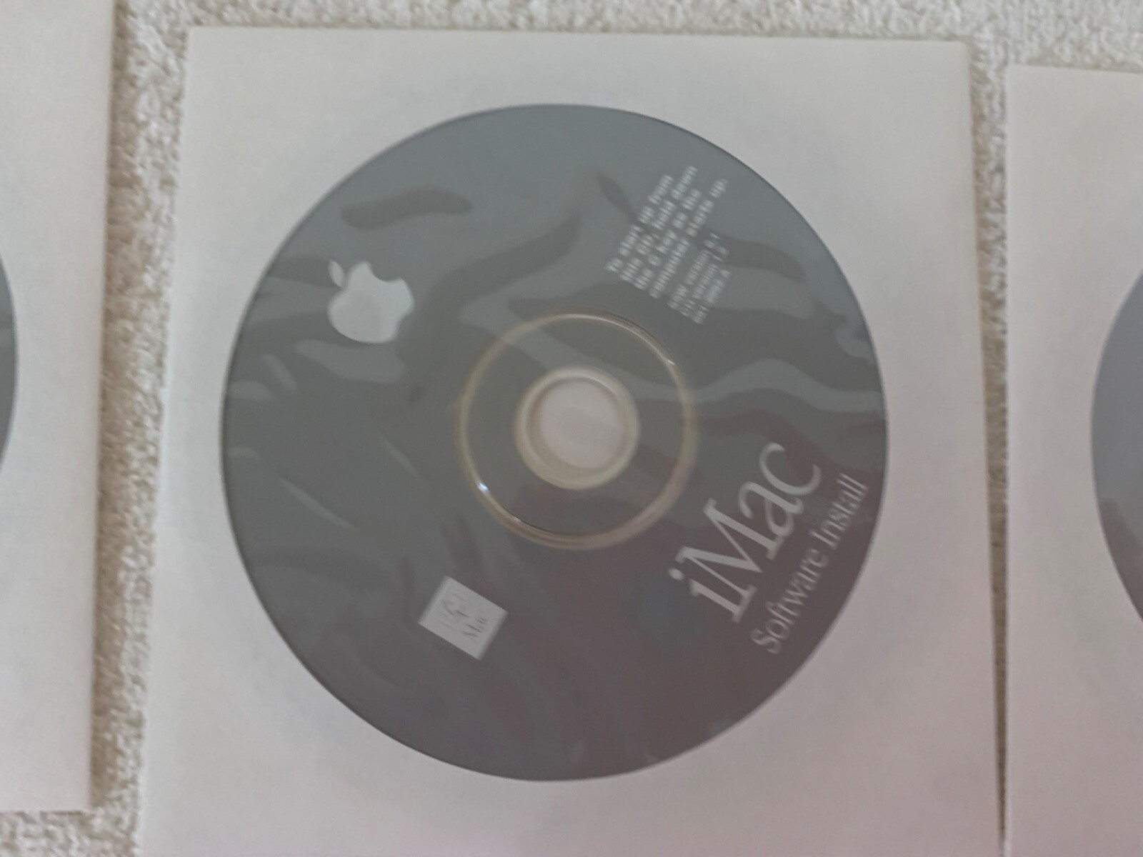 Apple iMac Software Install & Restore Discs, i Movies 2, i Work 9, Hardware Test