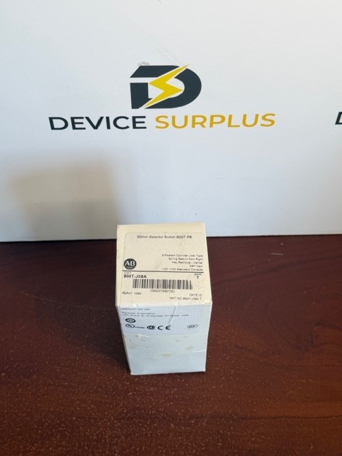 Allen-Bradley 800T-J38A Ser T 30 mm Selector Switch Push Button New