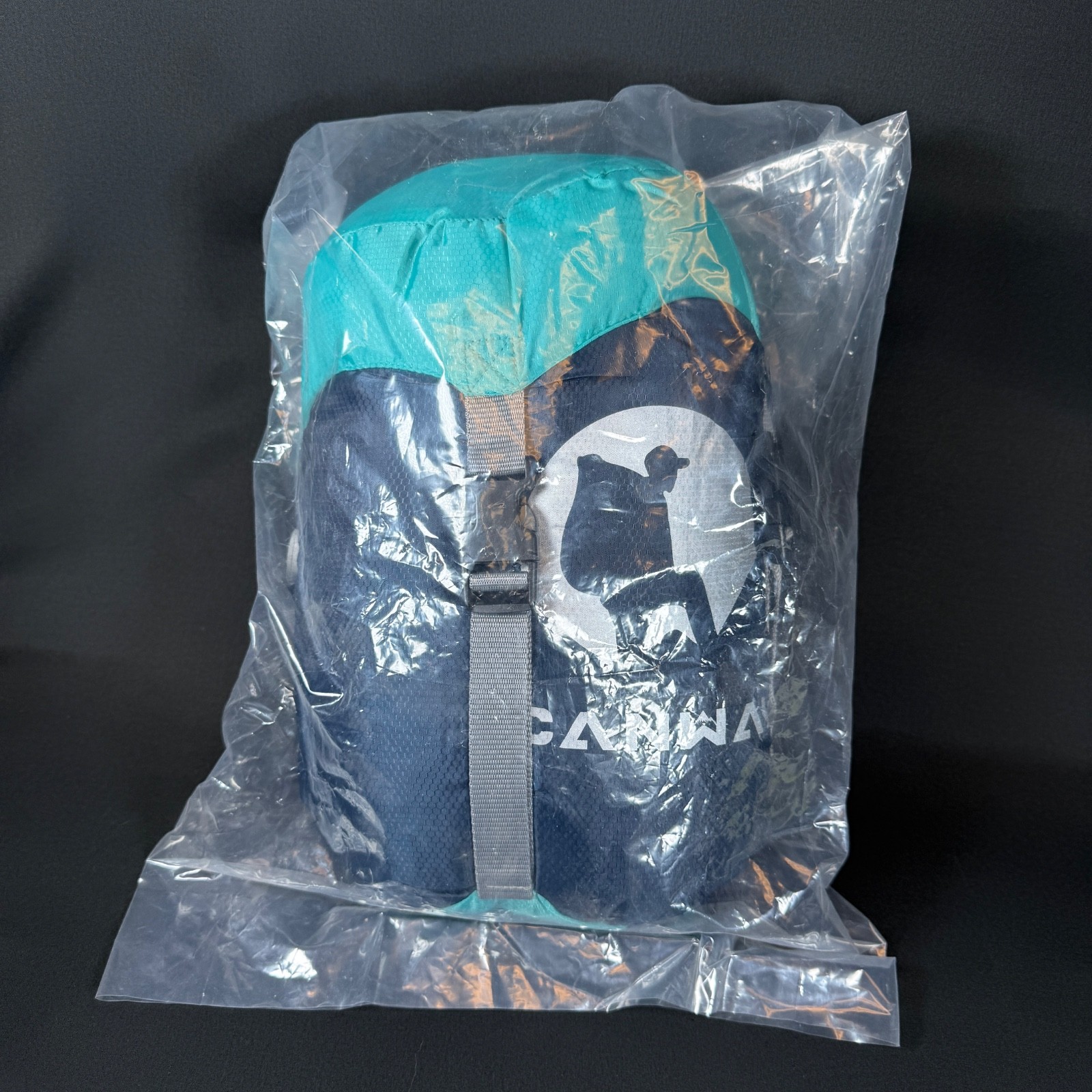 CANWAY Sleeping Bag Compact Waterproof Teal Blue Hiking Camping New 220L