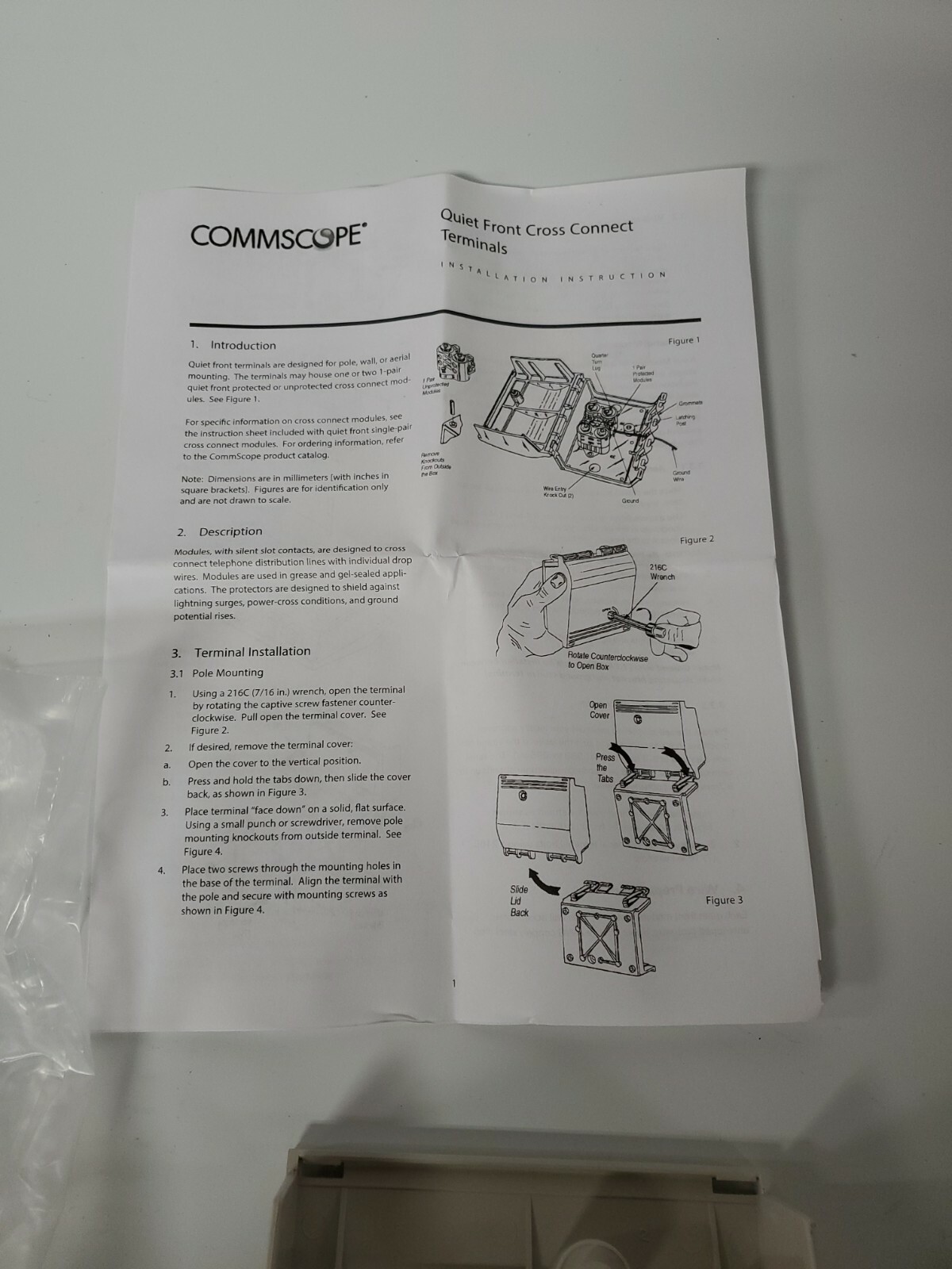 Commscope 2-775148-0 TE CONNECTIVITY TERM ASSY XCONN 2 PR NONPROT