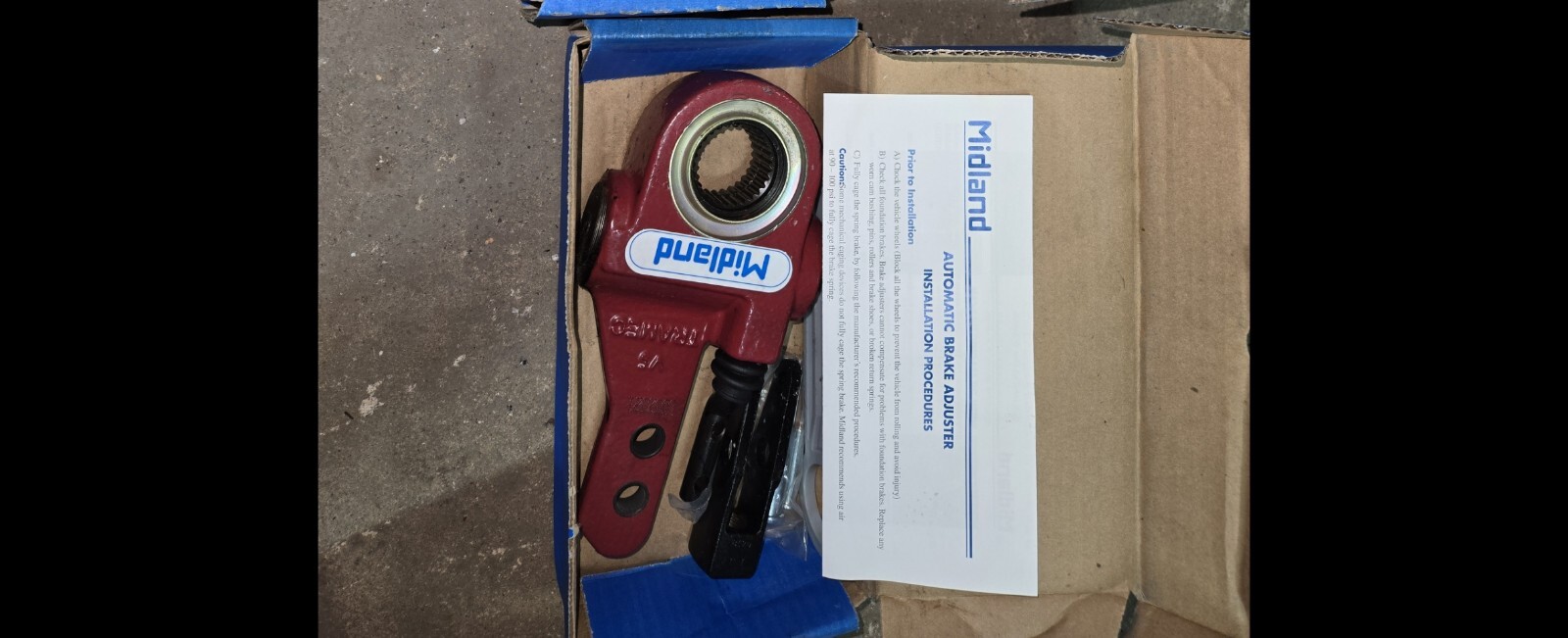 Haldex Midland CS52321 Brake Slack Adjuster 28 - 1.5 Spline 5 or 6" Long