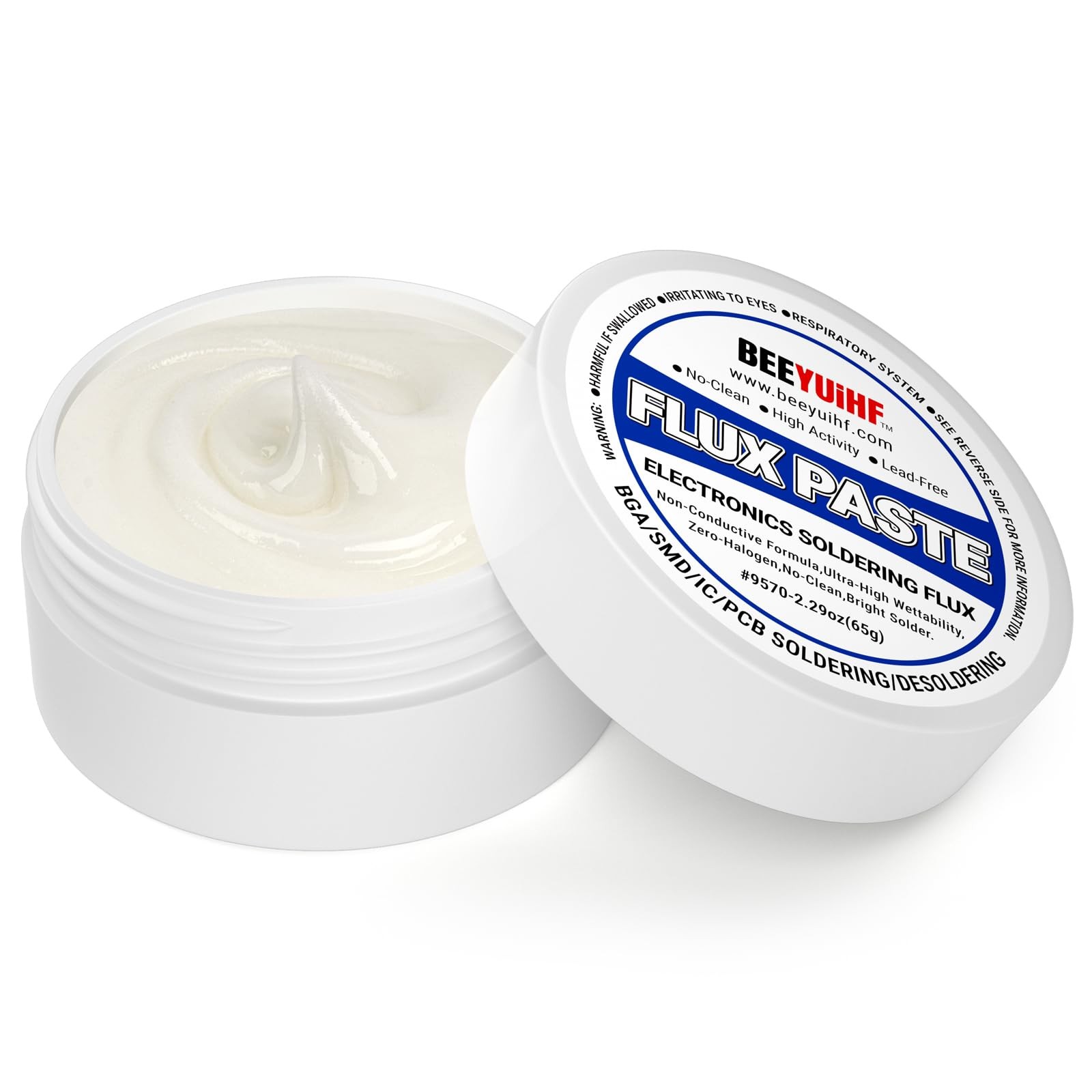 BEEYUIHF 9570 Rosin Soldering Paste Flux For Electronics, No Clean for...