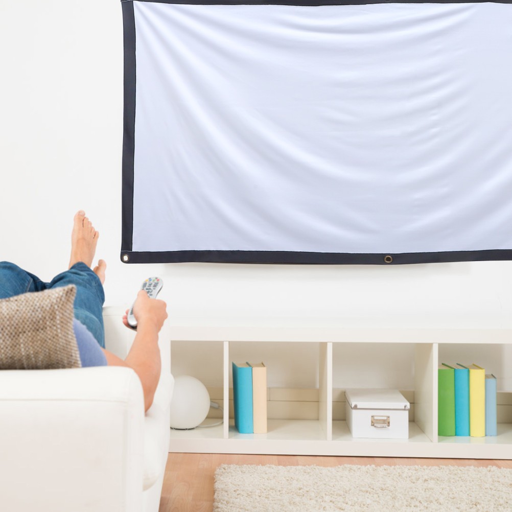 Tabletop Projector Screen with Stand Home Projection Portable Folding