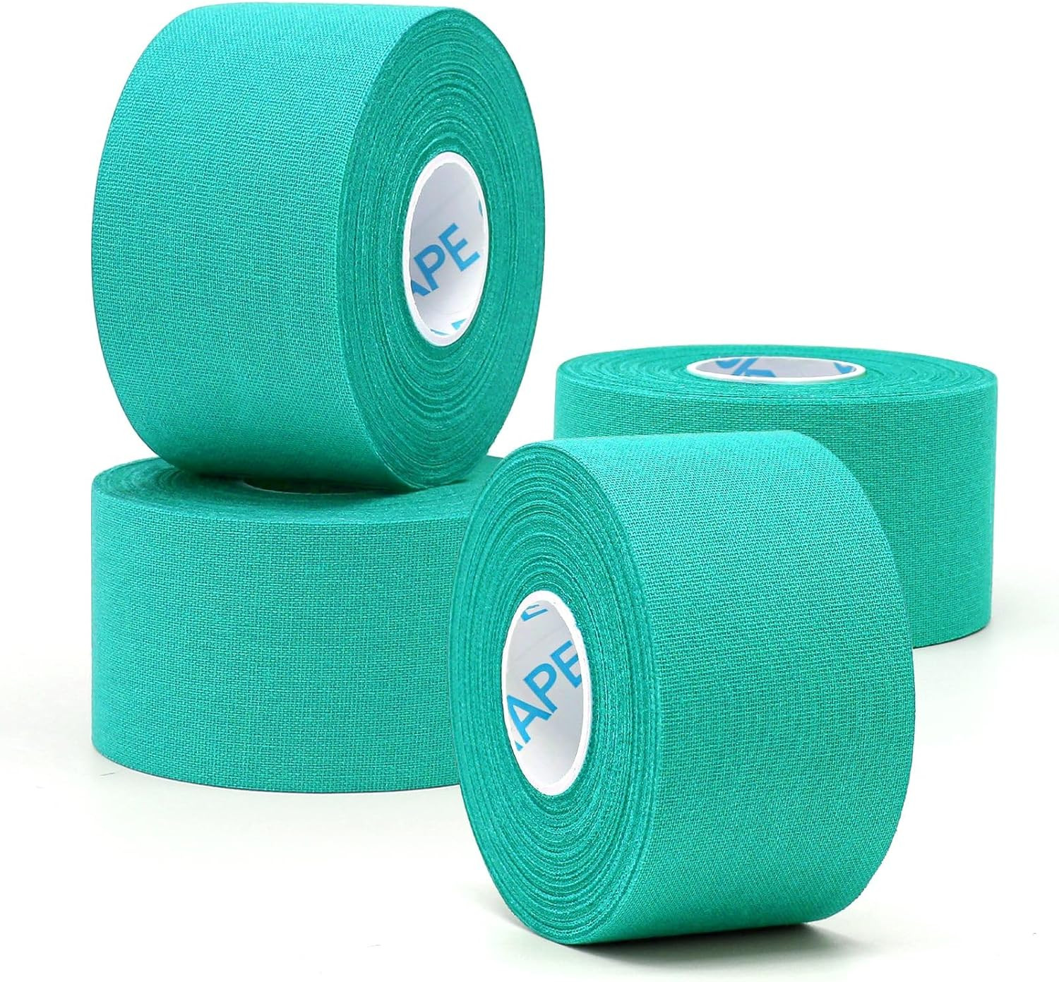 4 Rolls Athletic Tape, Sports Tape for Injuries, Rigid, Easy Tear Medical Tape,
