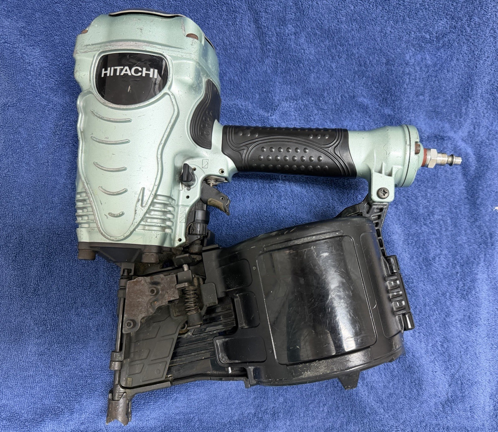 Hitachi NV90AGS 1-3/4 - 3-1/2 Inch Coil Framing Nailer METABO HPT Pneumatic