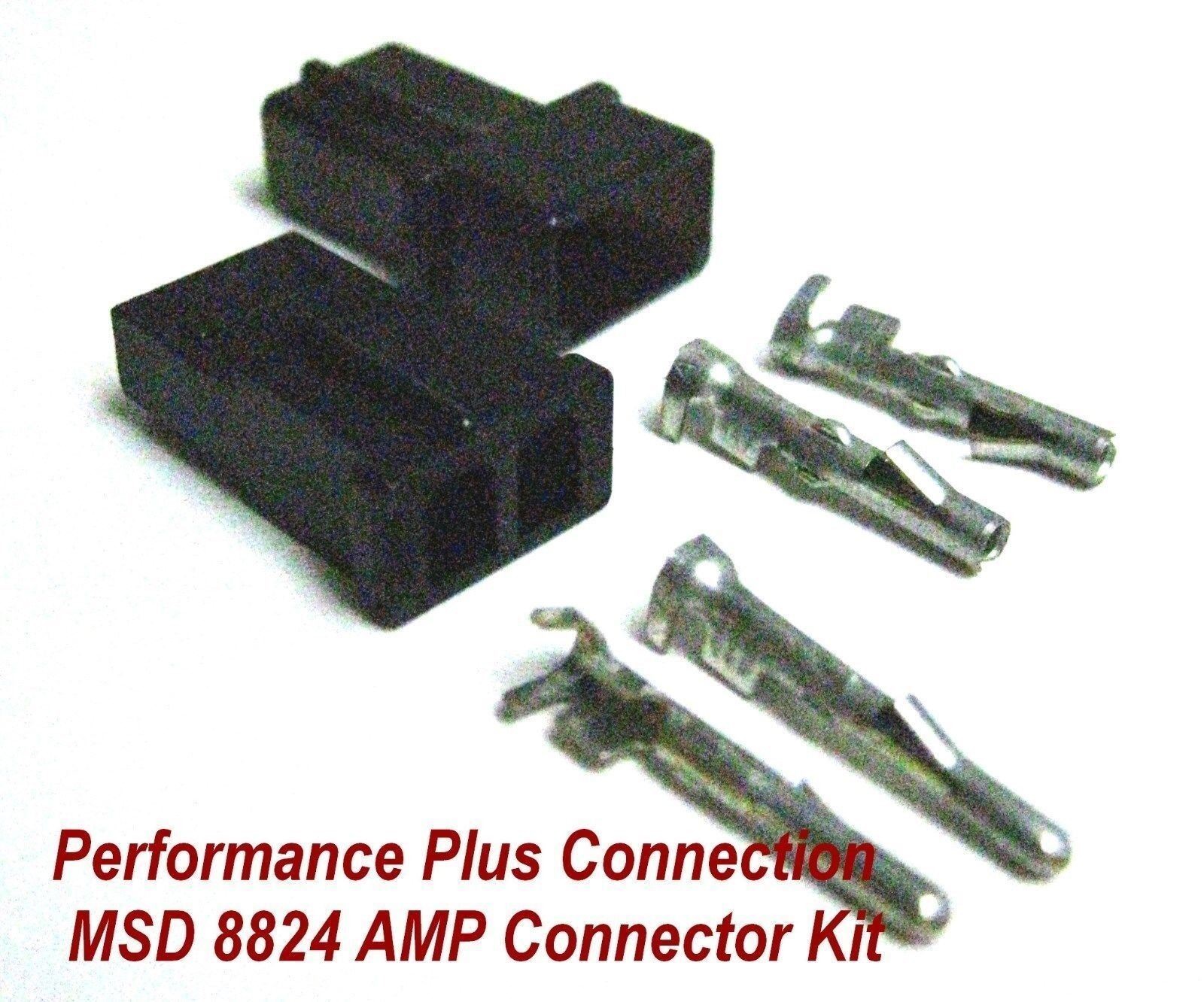 MSD 8824 Equivalent 2 Pin Distributor/ Crank Trigger Connector AMP - Made In USA