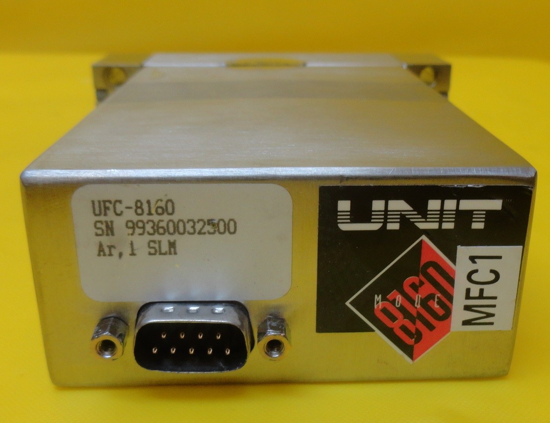 Unit Instruments 8160-102037 Mass Flow Controller MFC 1 SLM Ar UFC-8160 Used