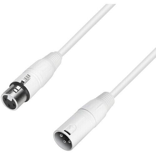 AAdam Hall Cables 4 STAR MMF 0100 SNOW 3-Pin XLR Female to 3-Pin XLR Male