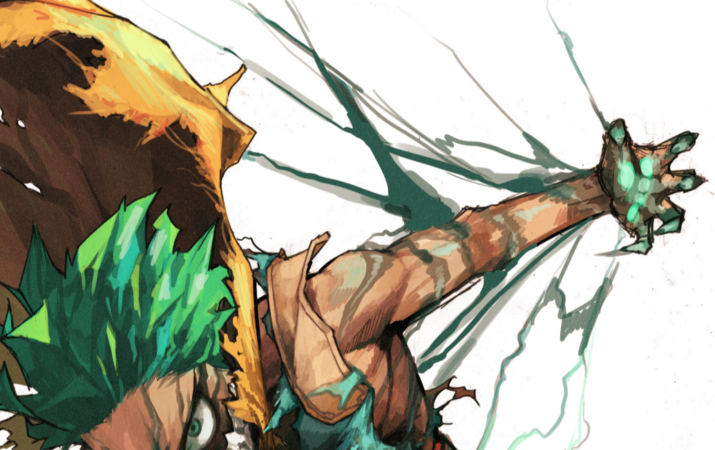Deku's Momment Art by Kohei Horikoshi - 11x17" Print - My Hero Academia Boku