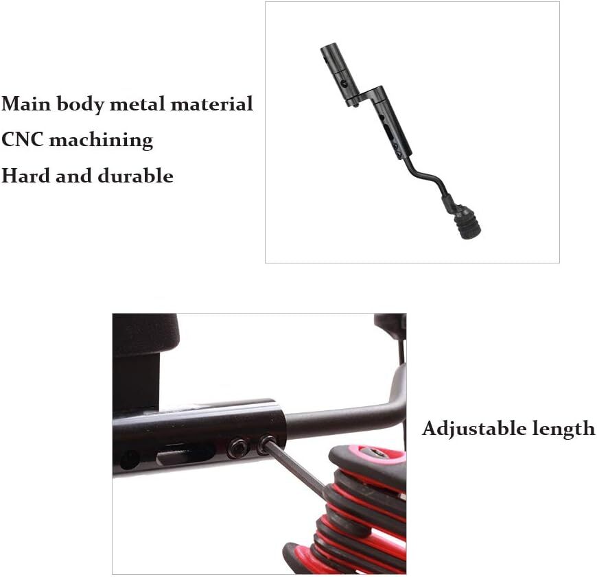 Compound Bow Stabilizer String Suppressor Stop Mount Bracket Silencer Archery