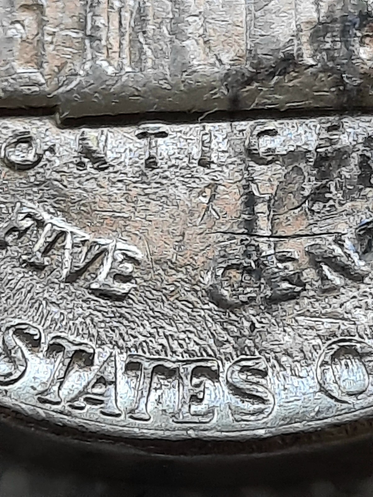 1983 P Jefferson Nickel Reverse Error's