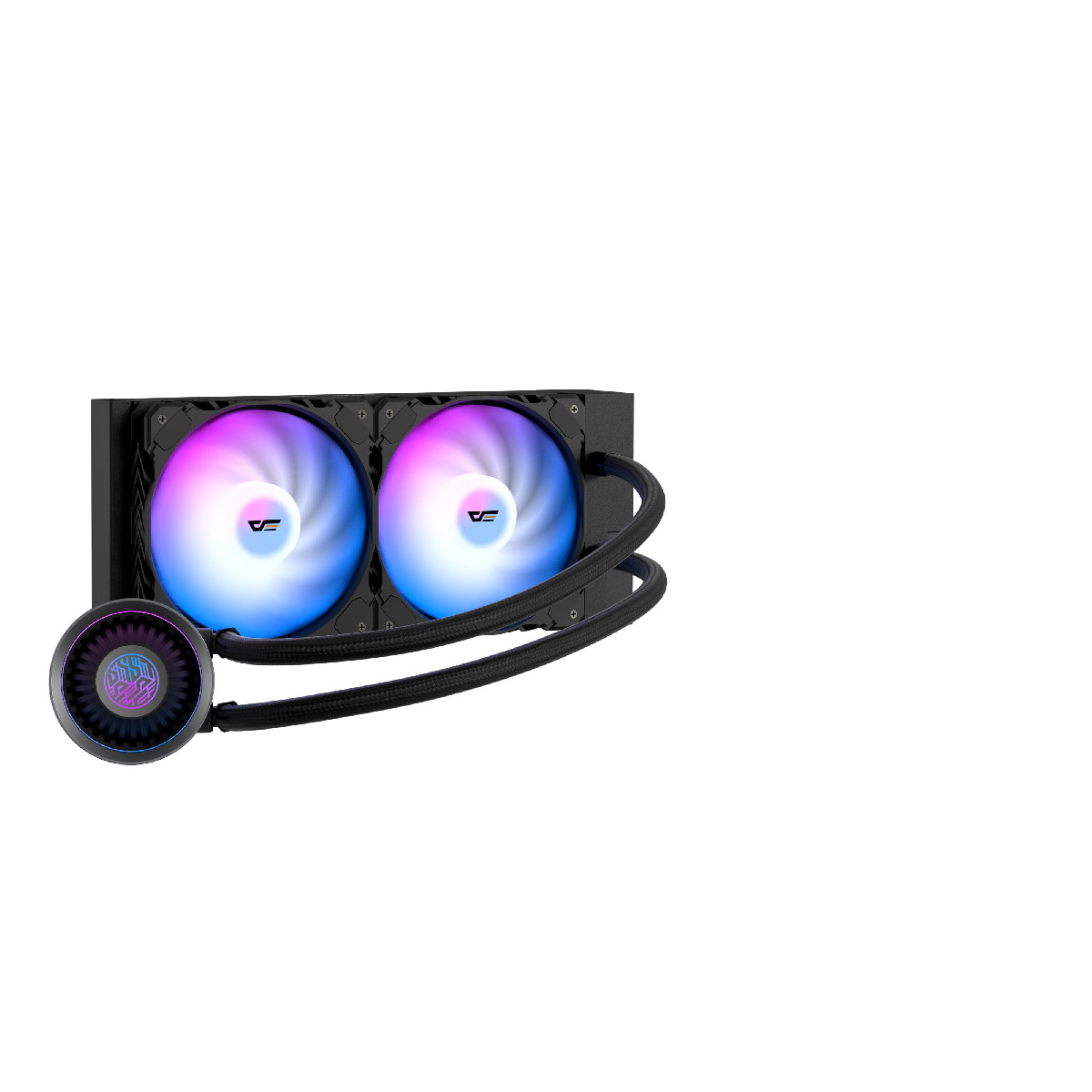 Darkflash Dn240A Aio Cpu Liquid Cooler High-Performance Pump Argb Sync Pwm Fans