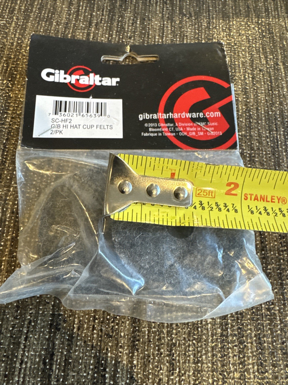 Gibraltar Hi-Hat cymbal Felt (2-Pack)