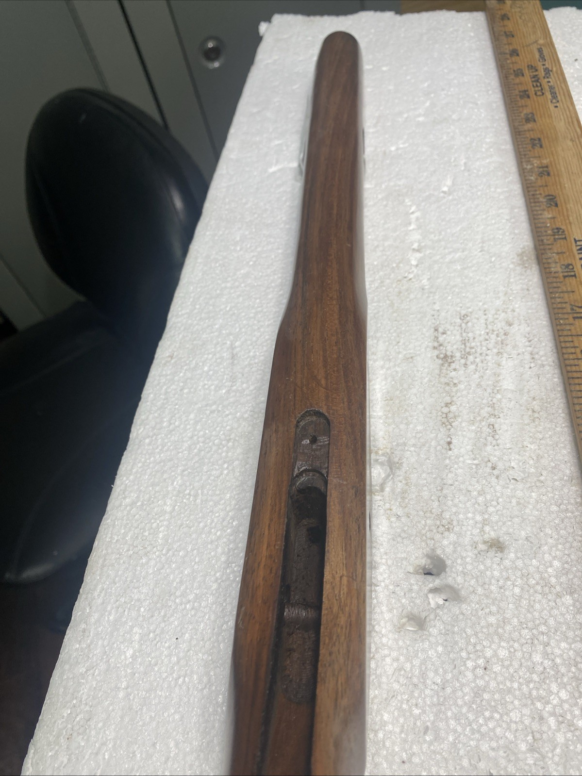 CVA Hawken Maple Muzzleloader Stock 1-0” Barrel Channel.