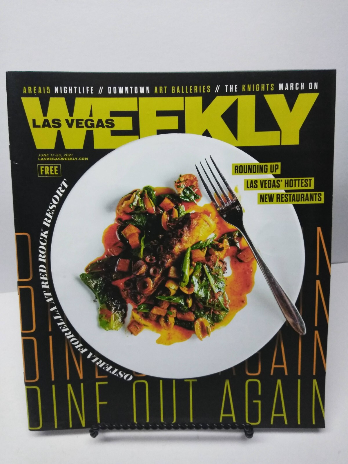 Las Vegas Weekly Magazine New Restaurants June 17-23 2021 Area 15 Nightlife