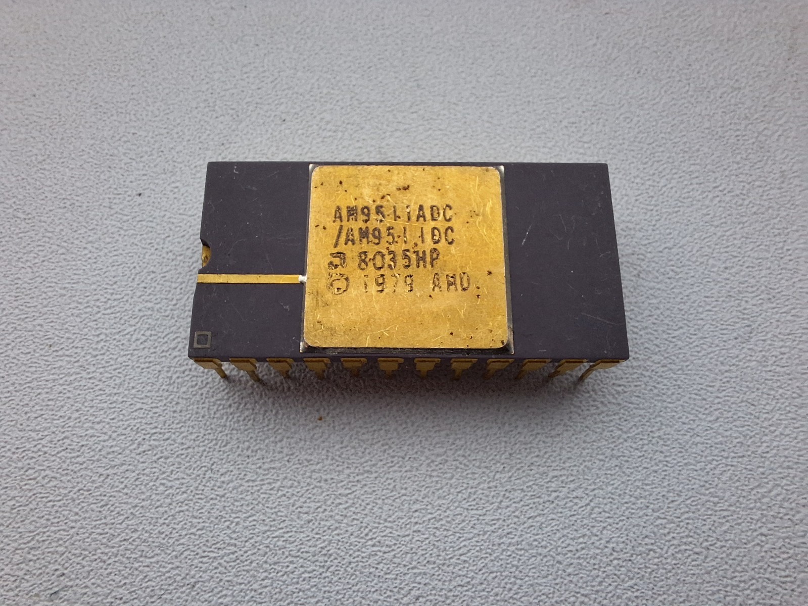 AMD AM9511ADC AM9511ADC/AM9511DC rare vintage coprocessor GOLD QTY:1
