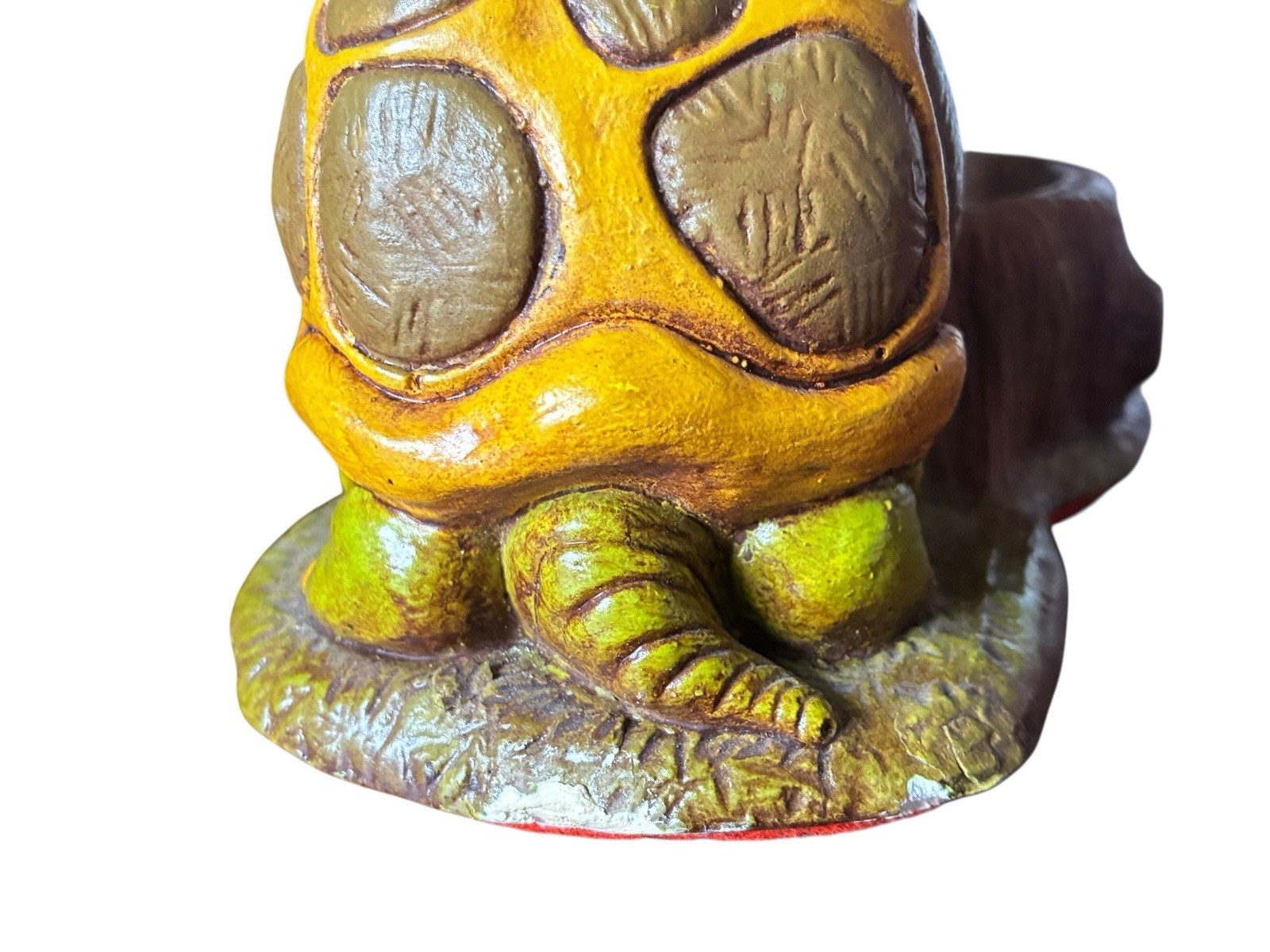 Vintage Turtle Ladybug Hand painted Candle Votive Retro