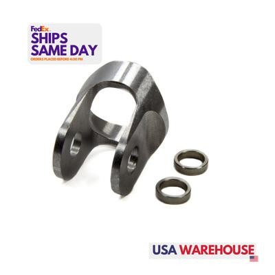 Meziere CC163775P, One Natural Steel Contour Tube Clevis - 1-5/8 Perpendicular